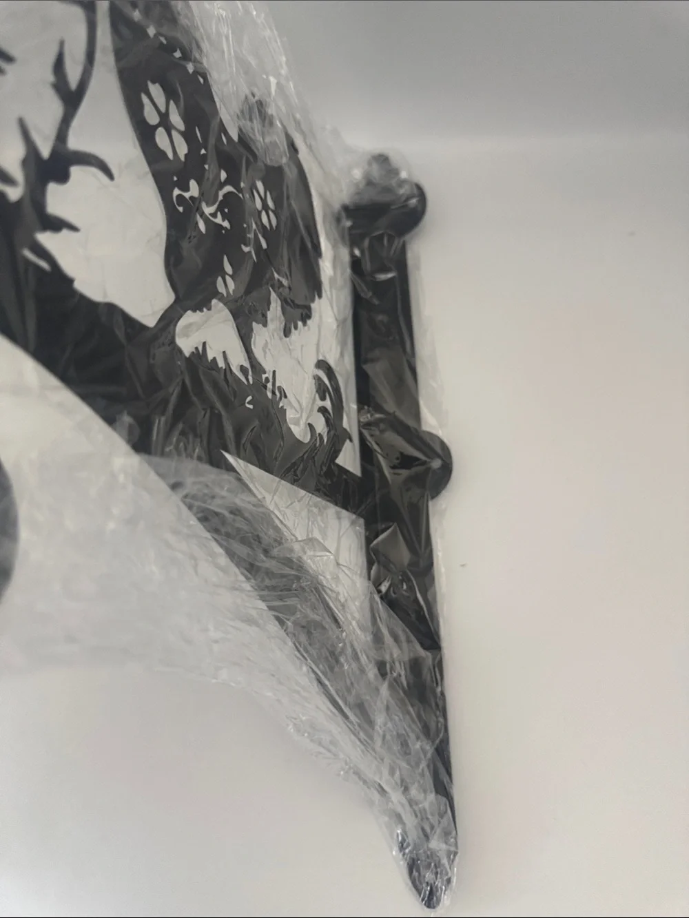 Rooster Plant Outdoor Hanger, Metal Wall Mounted Iron Decorative